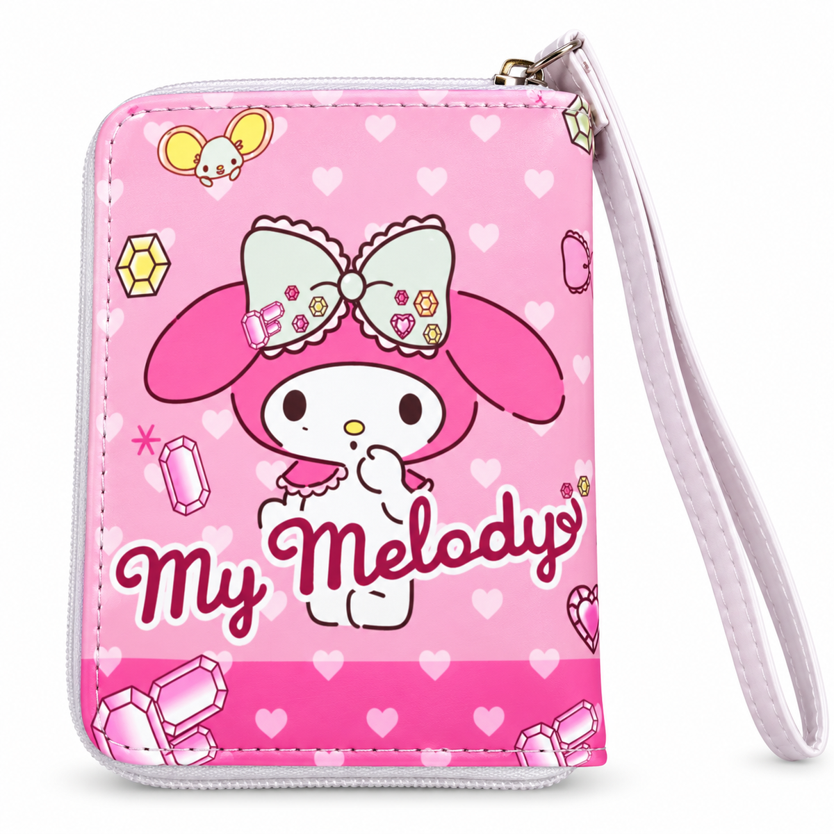 Sac Bandoulière My Melody Rose Fuchsia – Collection Kawaii 💗💎