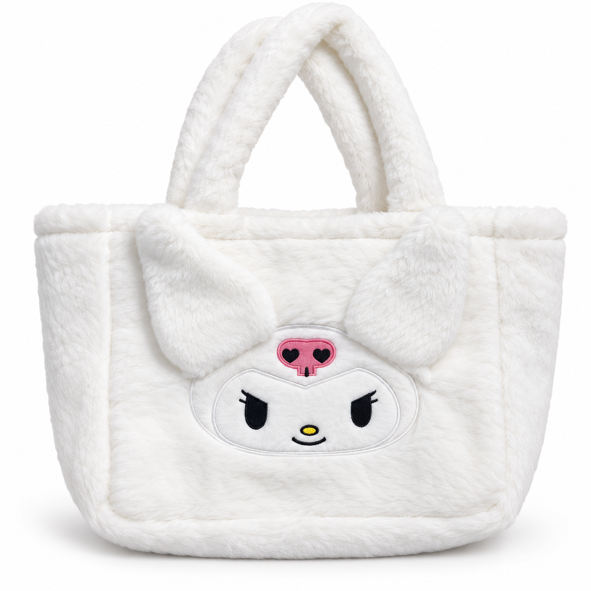 Sac à Main Peluche Kuromi Blanc – Style Kawaii