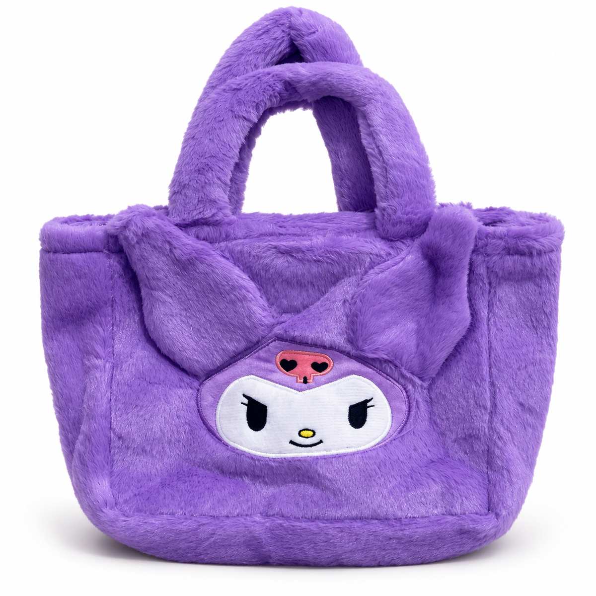 Sac à Main Peluche Kuromi Violet – Style Kawaii
