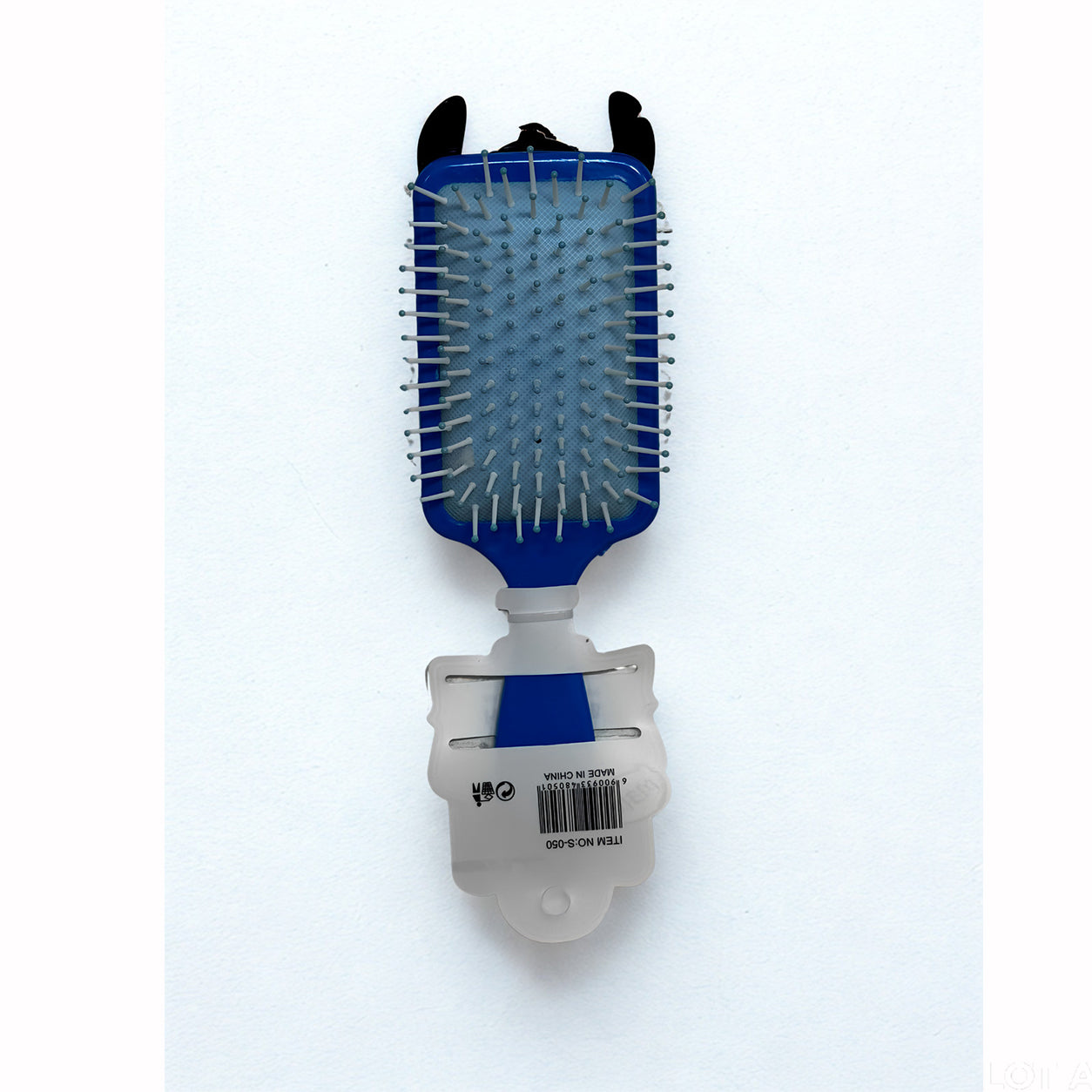 Brosse à Cheveux Stitch et Angel Violette Motif Hibiscus