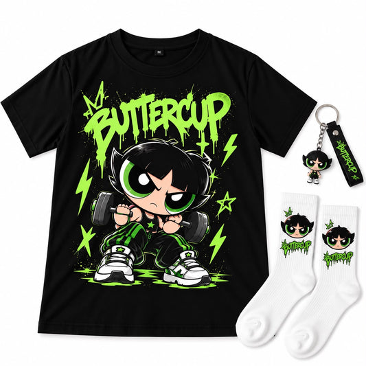 T-shirt Buttercup 💚🖤