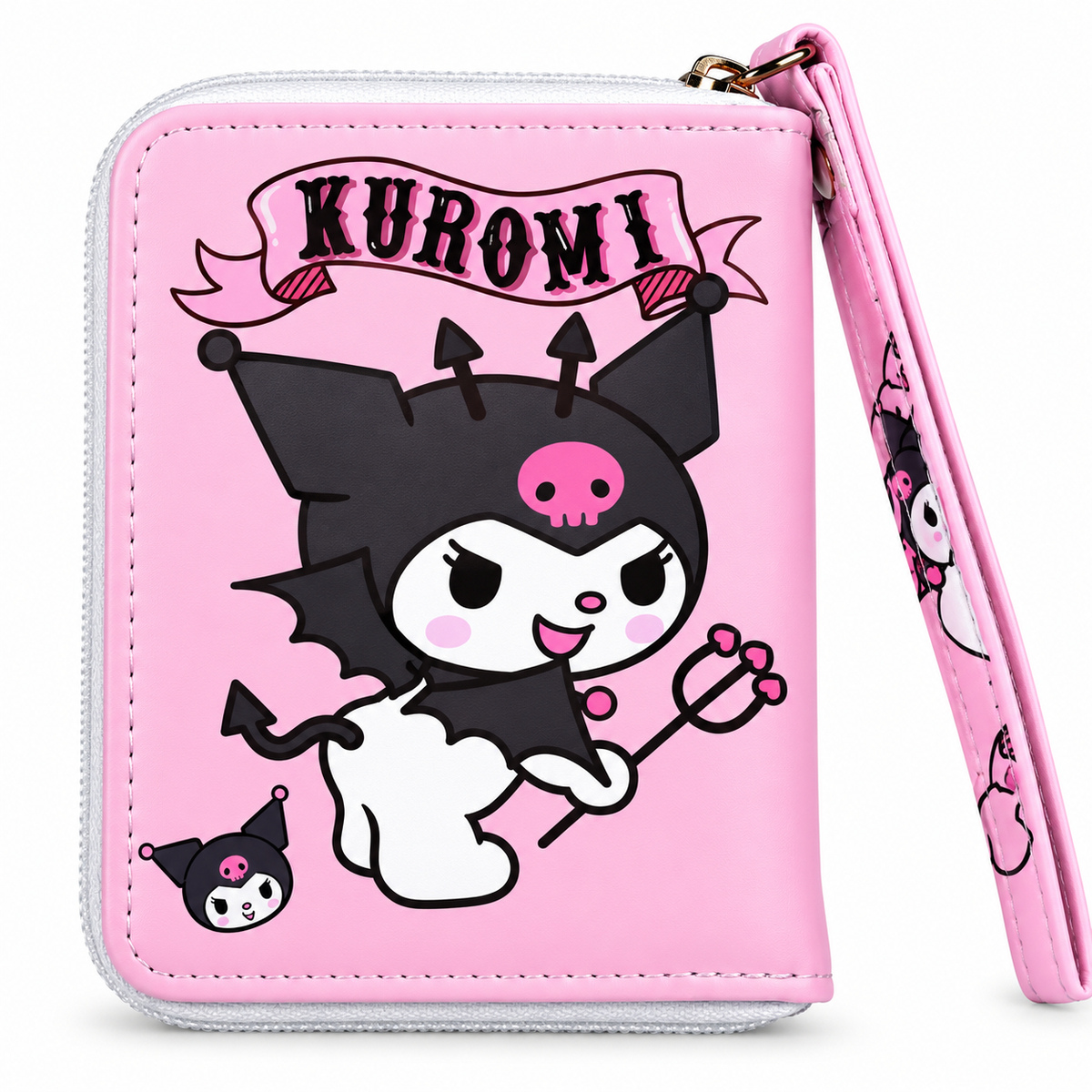 Sac Bandoulière Kuromi Rose Pastel – Collection Kawaii 🎀💗