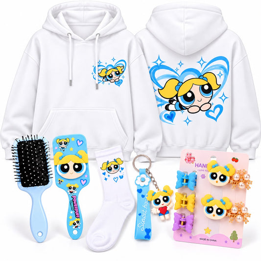 Bubbles Blanc hoodie 💙✨