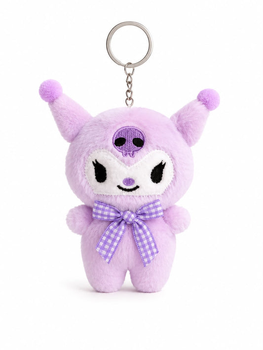 Porte-Clés Peluche Kuromi Violet 💜