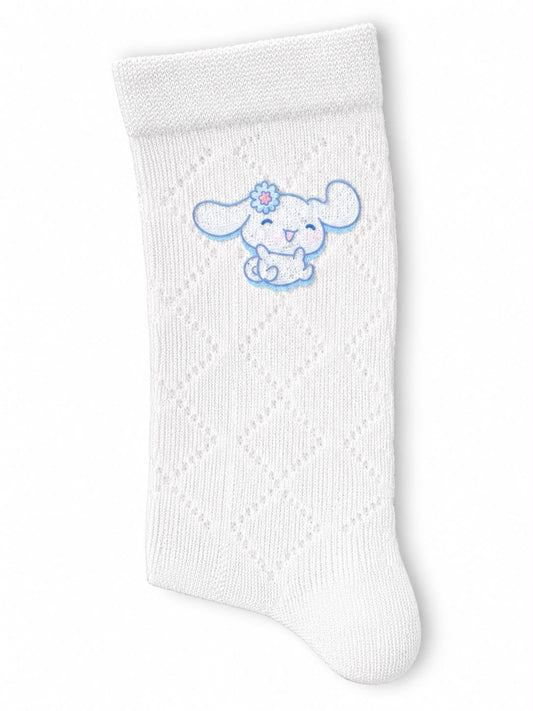 Chaussettes Cinnamoroll Kawaii – Blanc & Bleu 💙🤍