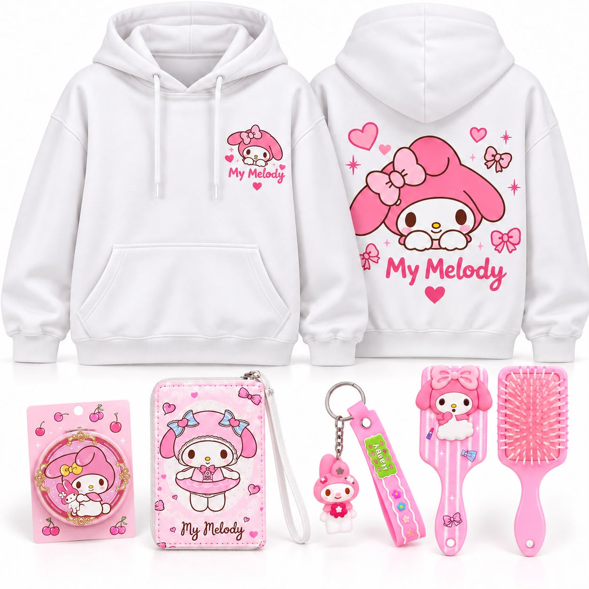 My Melody white hoodie 🎀🌸
