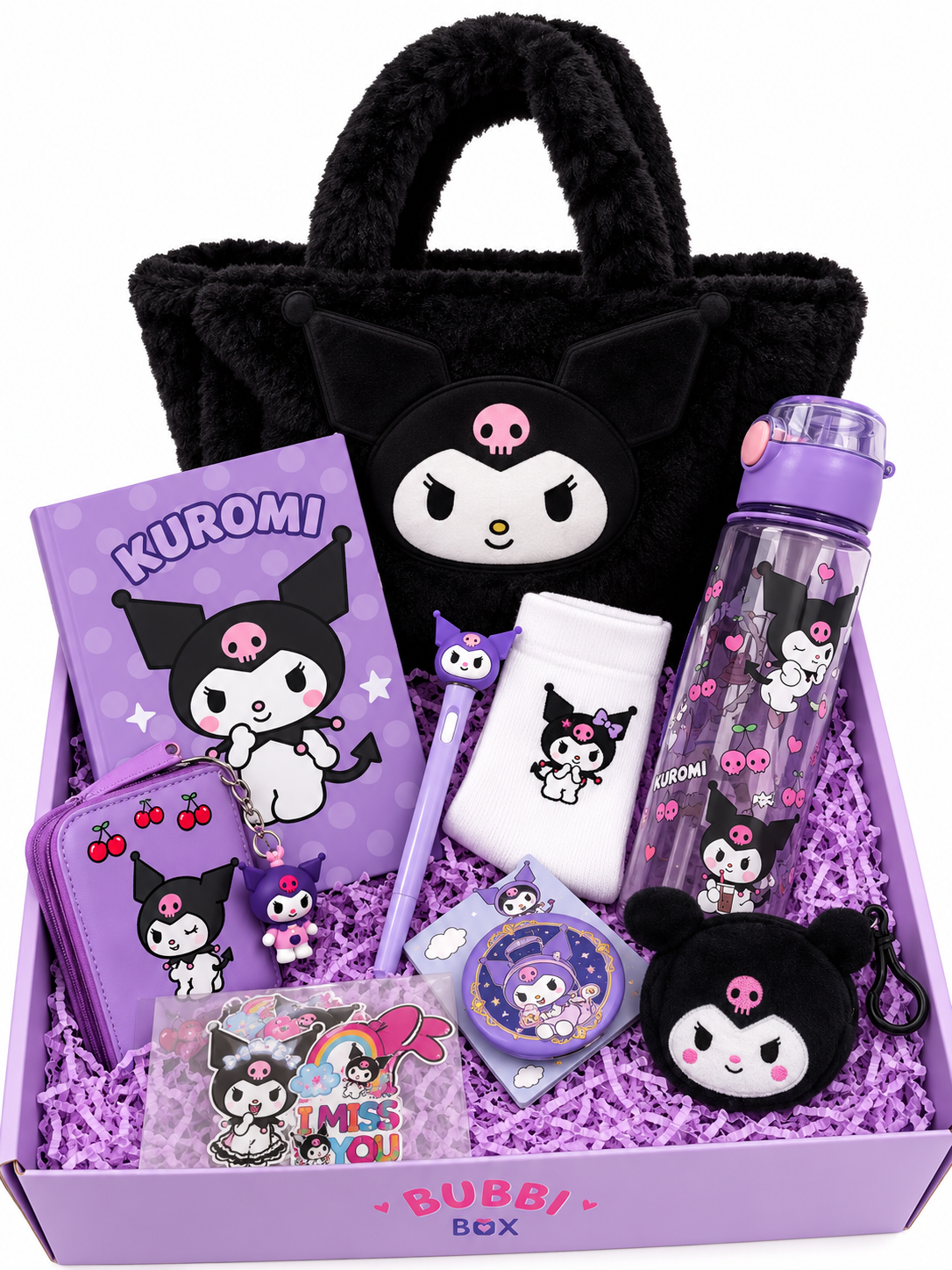 Kuromi Gift Box 🖤💜 avec sac