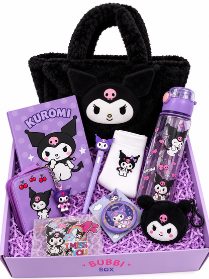 Kuromi Gift Box 🖤💜 avec sac