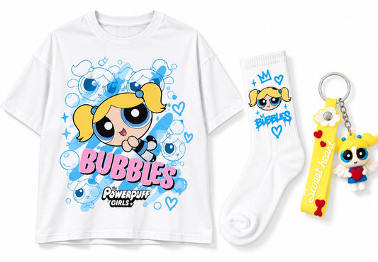T-shirt Bubbles 💙✨ Blanc