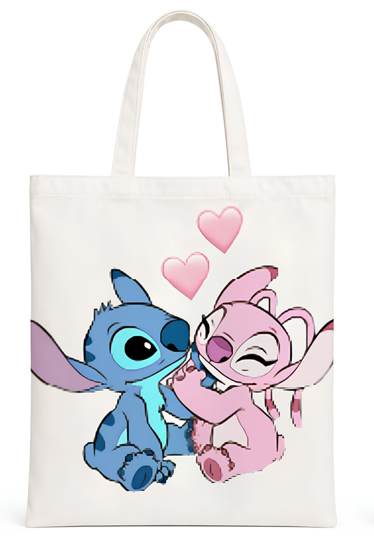 Tote Bag en Toile Stitch & Angel Romantique