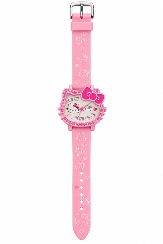 🌸 Montre Hello Kitty rose pastel  – Élégance & Style Kawaii