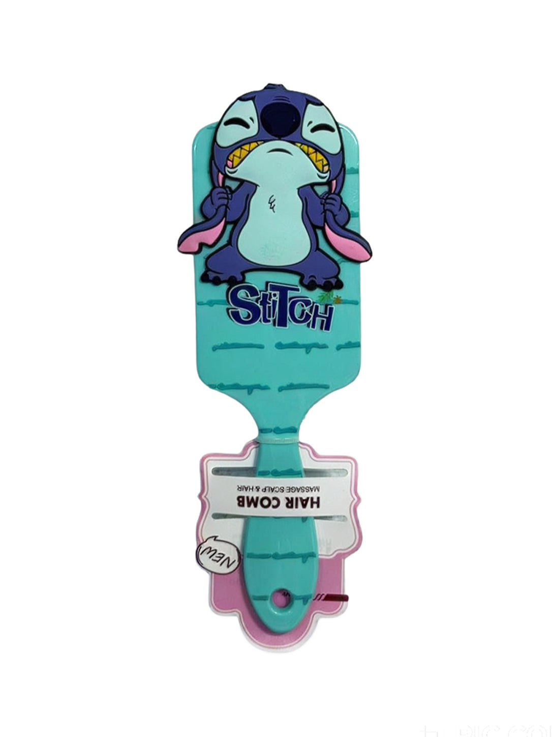 Brosse à Cheveux Stitch Turquoise Grimace