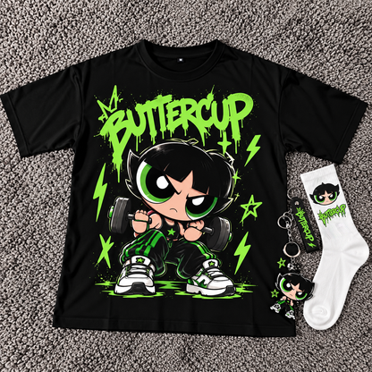 T-shirt Buttercup 💚🖤
