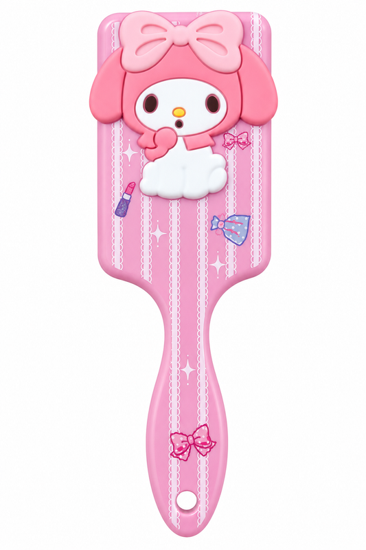 🎀 Brosse à cheveux My Melody – Rose & Ultra Girly