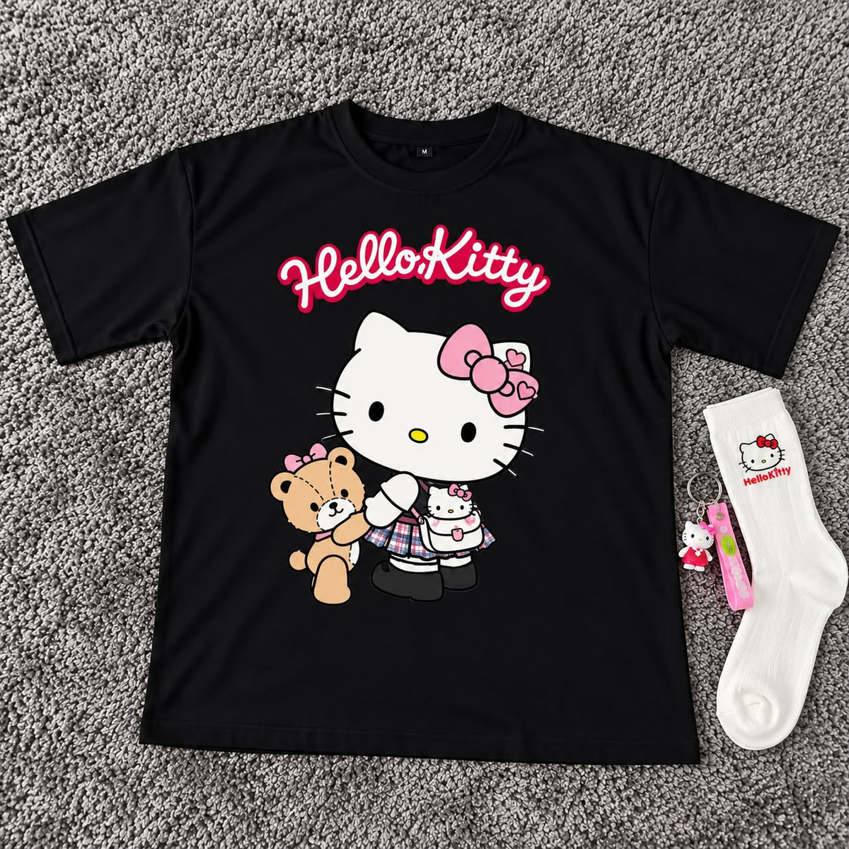 T-shirt Hello Kitty - Noir 🎀
