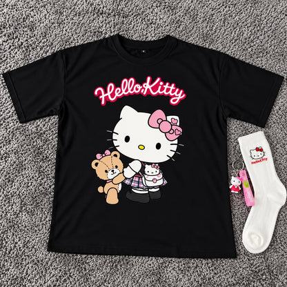 T-shirt Hello Kitty - Noir 🎀