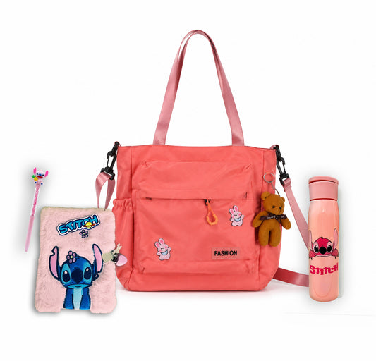 Pack Sac & Accessoires Fille – Angel Édition Rose🎀🩷